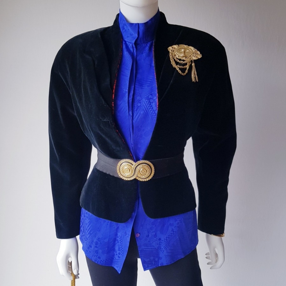 Vintage Velvet Sartorial Jacket 🔥